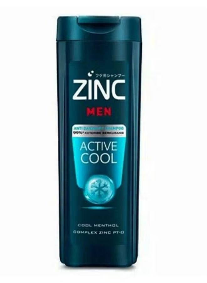 Anti Dandruff Shampoo Men Active Cool Menthol Shampoo 340 ML